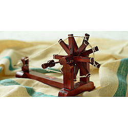 Swavalamban ~ Charkha { Brown . 25cm }